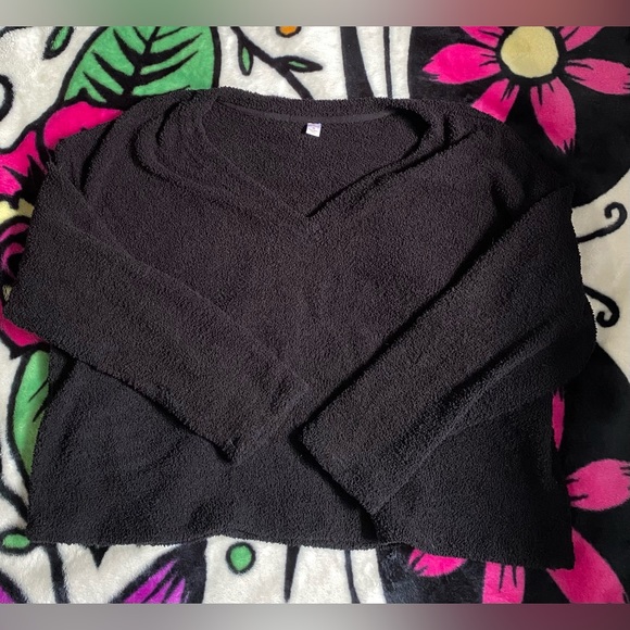 Joe Fresh Other - Soft black lounge pj sweater